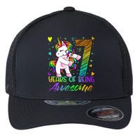 7 Year Old Gifts Unicorn Flossing 7th Birthday Girl Party Flexfit Unipanel Trucker Cap