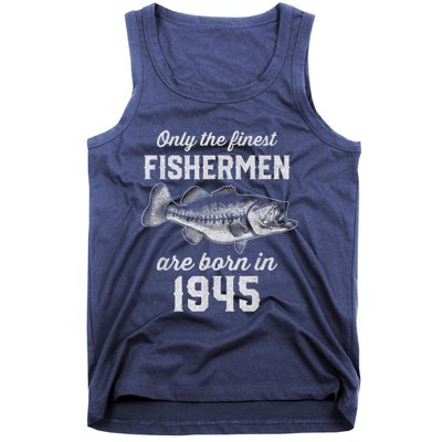 78 Year Old Fisherman: Fishing 1945 78th Birthday Present Tank Top