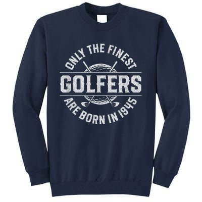 78 Year Old Golfer: Golfing Golf 1945 78th Birthday Present Tall Sweatshirt