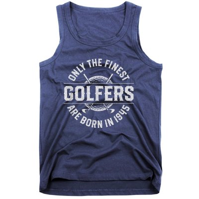 78 Year Old Golfer: Golfing Golf 1945 78th Birthday Present Tank Top