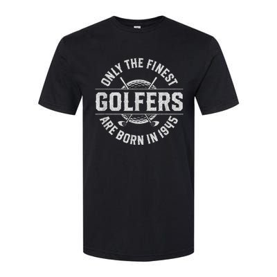 78 Year Old Golfer: Golfing Golf 1945 78th Birthday Present Softstyle CVC T-Shirt