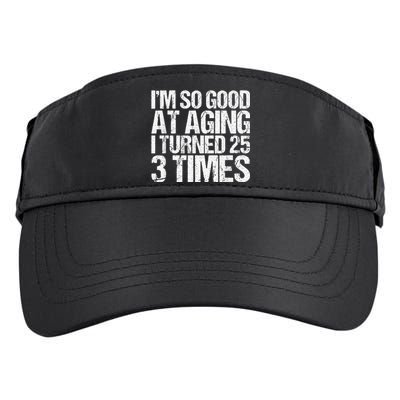 75 Years Old 1945 B Day Gift Funny 75th Birthday Present Adult Drive Performance Visor