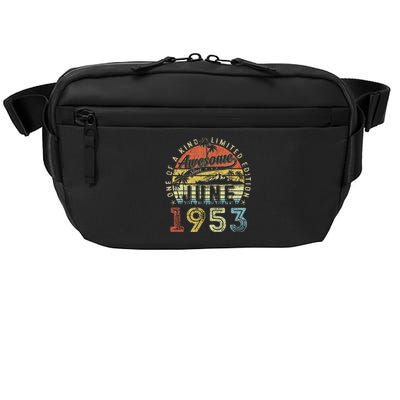 70 Year Old Awesome Since June 1953 70th Birthday Crossbody Pack