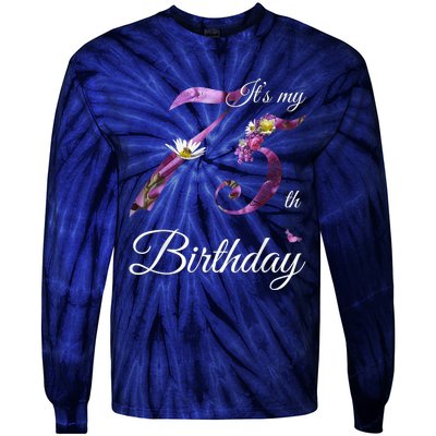 75 Year Old Shirt Floral 1948 It's My 75th Birthday Present Gift Tie-Dye Long Sleeve Shirt