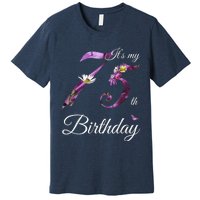 75 Year Old Shirt Floral 1948 It's My 75th Birthday Present Gift Premium T-Shirt