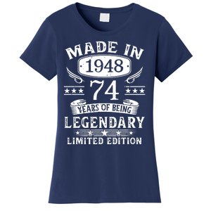 74 Years Old Made In 1948 Shirt 74th Birthday Gift Women's T-Shirt