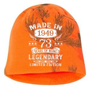 73 Years Old Made In 1949 Shirt 73rd Birthday Gift Kati - Camo Knit Beanie