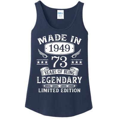 73 Years Old Made In 1949 Shirt 73rd Birthday Gift Ladies Essential Tank