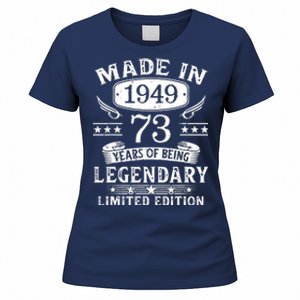 73 Years Old Made In 1949 Shirt 73rd Birthday Gift Women's T-Shirt