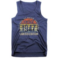 75 Year Old Gifts Vintage 1947 Limited Edition 75th Birthday Present Tank Top