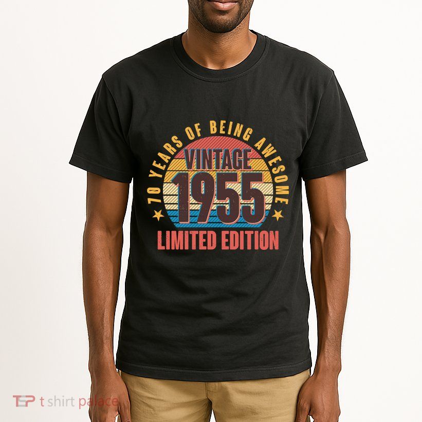 70 Years Of Being Awesome 1955 Limited Edition Vintage Retro Tall T-Shirt