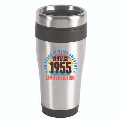 70 Years Of Being Awesome 1955 Limited Edition Vintage Retro 16oz Travel Tumbler