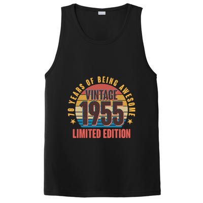70 Years Of Being Awesome 1955 Limited Edition Vintage Retro PosiCharge Competitor Tank
