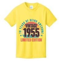 70 Years Of Being Awesome 1955 Limited Edition Vintage Retro Kids T-Shirt