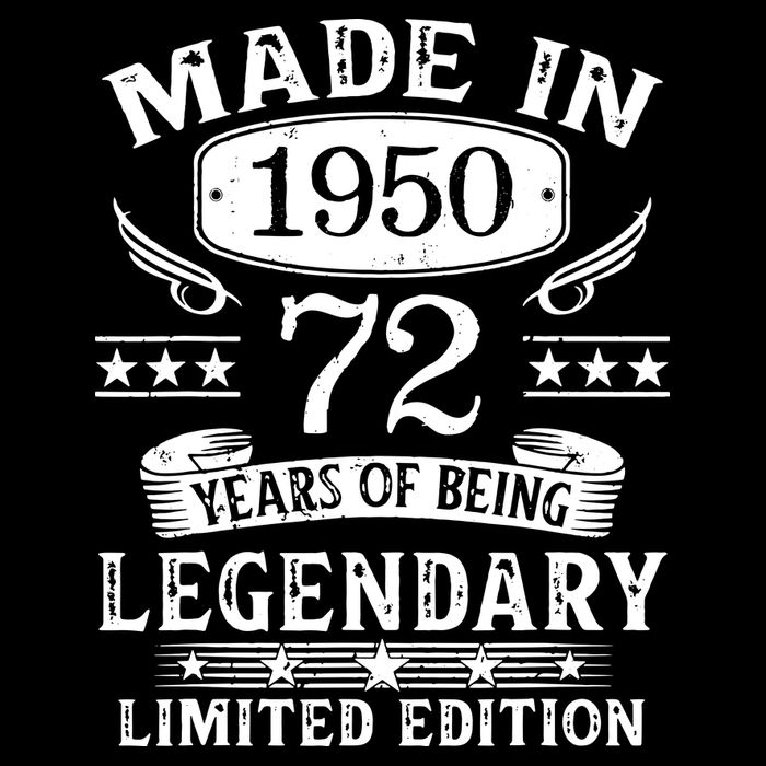 72 Years Old Made In 1950 Shirt 72nd Birthday Gift Cooling Performance Crew T-Shirt