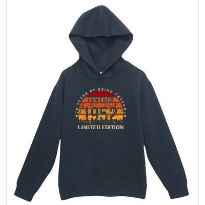 70 Year Old Gifts Retro Vintage 1952 Limited Edition 70th Birthday Urban Pullover Hoodie