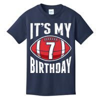 7 Years Old American Football 7th Birthday Boy Retro Style Kids T-Shirt