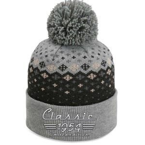 70 Year Old Gift Classic 1954 Limited Edition 70th Birthday The Baniff Cuffed Pom Beanie