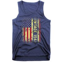 75 Year Old Gifts Vintage 1948 American Flag 75th Birthday Present Tank Top