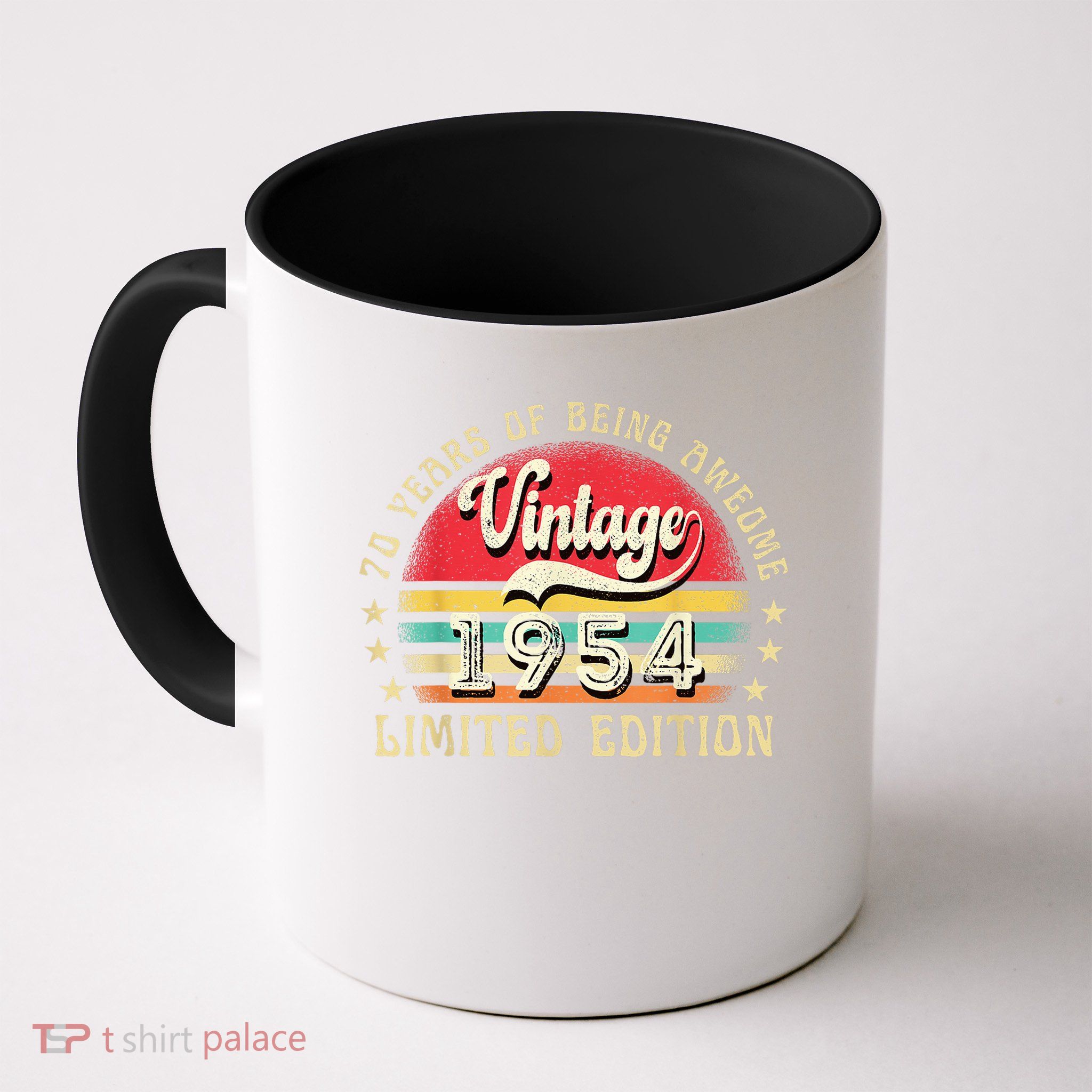70 Year Old Vintage 1954 Limited Edition 70th Birthday Mug