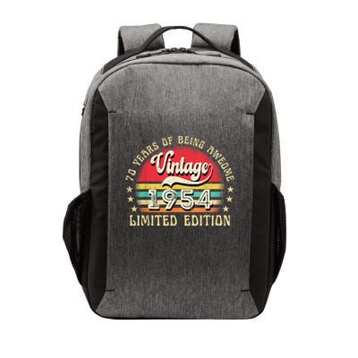 70 Year Old Vintage 1954 Limited Edition 70th Birthday Vector Backpack