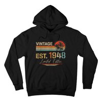 75 Years Old Gifts Born In 1948 Vintage 75th Birthday Retro Hoodie