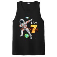 7 Years Old Birthday Astronaut Space 7th Bday PosiCharge Competitor Tank