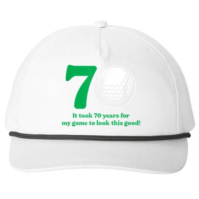 70 Year Old Golfer: Golfing Golf 1953 70th Birthday Snapback Five-Panel Rope Hat