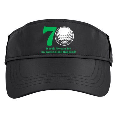 70 Year Old Golfer: Golfing Golf 1953 70th Birthday Adult Drive Performance Visor