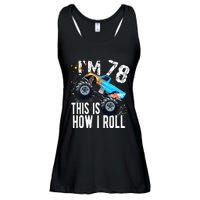 78 Year Old Gift Cool 78th Birthday Boy Gift For Monster Truck Car Lovers Ladies Essential Flowy Tank