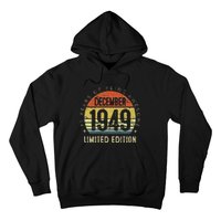 73 Year Old December 1949 Limited Edition 73th Birthday Gift Hoodie