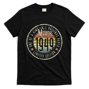 74 Year Old March 1949 Limited Edition 74th Birthday T-Shirt