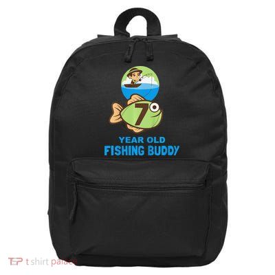 7 Year Old Fishing Buddy Birthday Party 16 in Basic Backpack