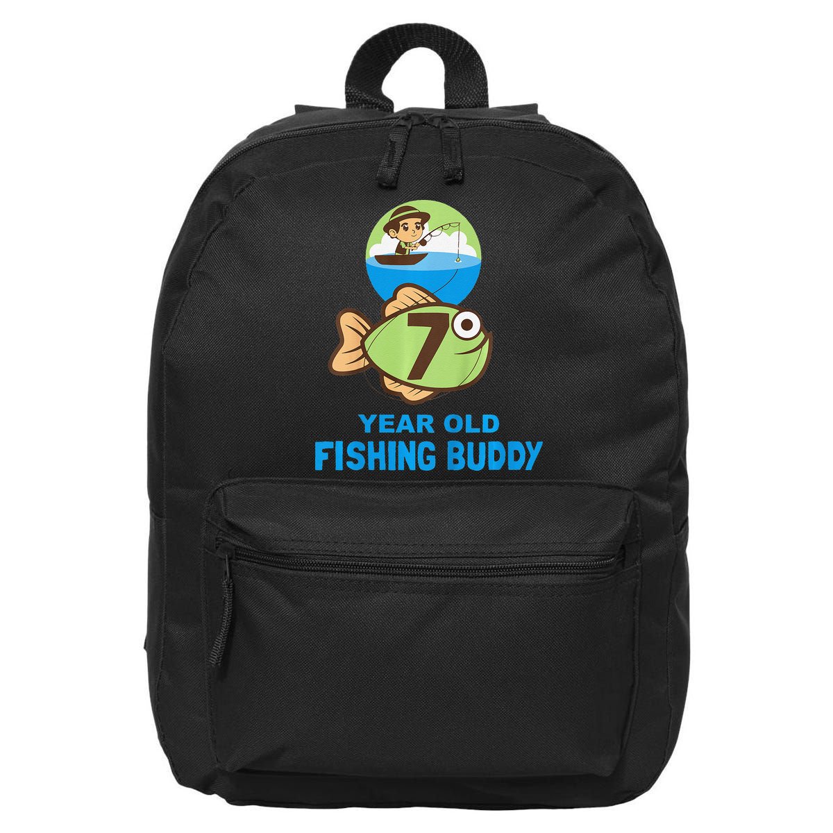 7 Year Old Fishing Buddy Birthday Party 16 in Basic Backpack