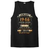 75 Year Old Awesome Since January 1948 75th Birthday Gift PosiCharge Competitor Tank