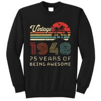 75 Year Old Birthday Vintage 1948 75th Birthday Sweatshirt