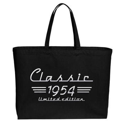 70 Year Old Gift Classic 1954 Limited Edition 70th Birthday Cotton Canvas Jumbo Tote