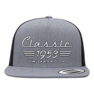 70 Year Old Gift Classic 1953 Limited Edition 70th Birthday Flat Bill Trucker Hat