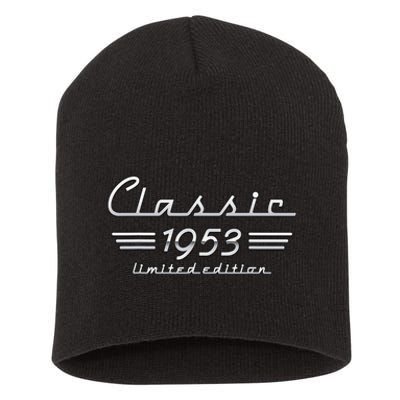 70 Year Old Gift Classic 1953 Limited Edition 70th Birthday Short Acrylic Beanie