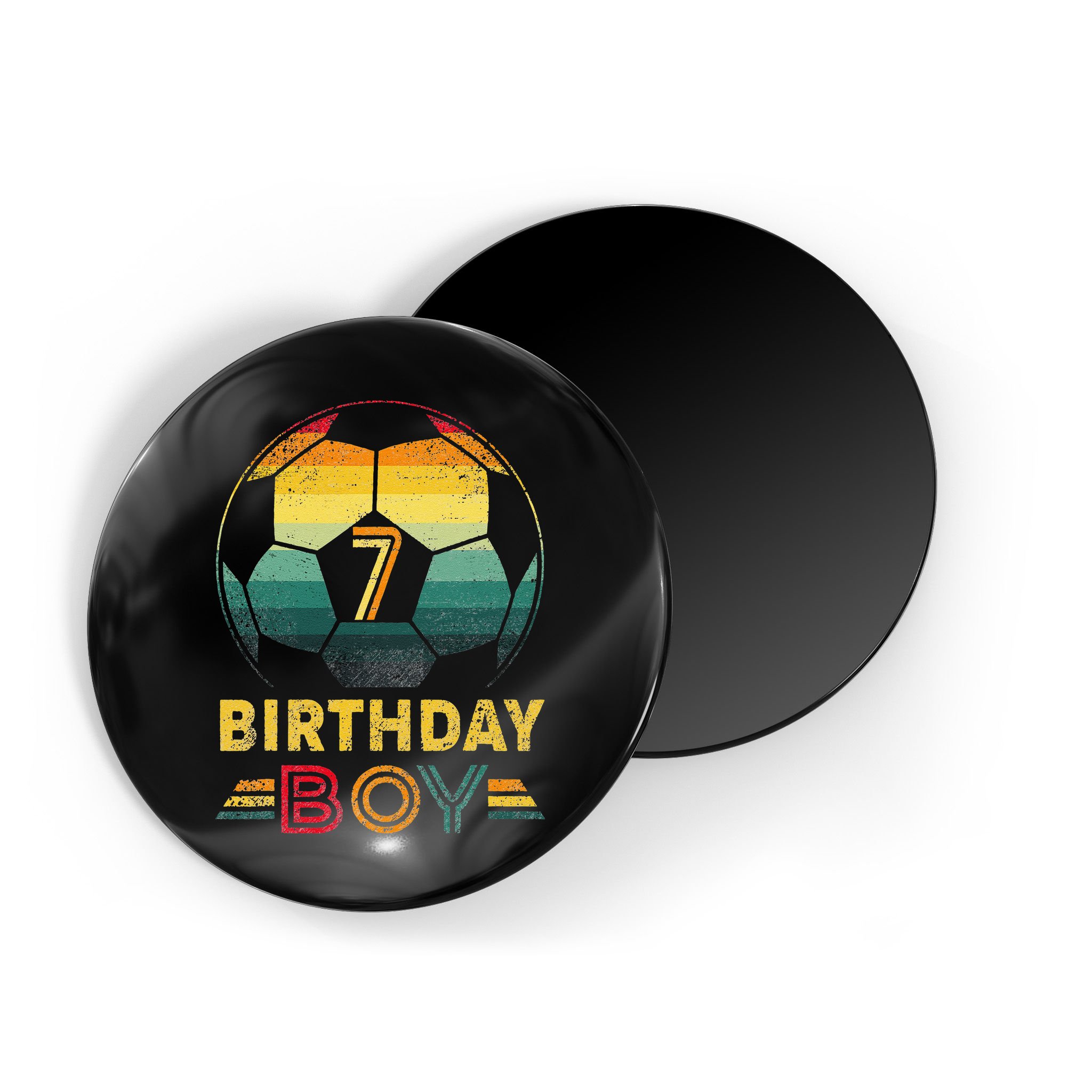 7 Year Old Gifts Football Soccer Player 7th Birthday Magnet