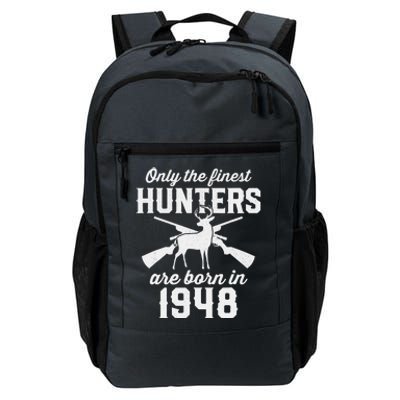 75 Year Old Deer Hunter: Hunting 1948 75th Birthday Daily Commute Backpack