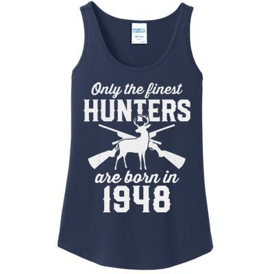 75 Year Old Deer Hunter: Hunting 1948 75th Birthday Ladies Essential Tank