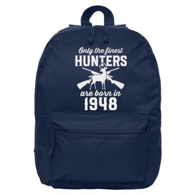 75 Year Old Deer Hunter: Hunting 1948 75th Birthday 16 in Basic Backpack