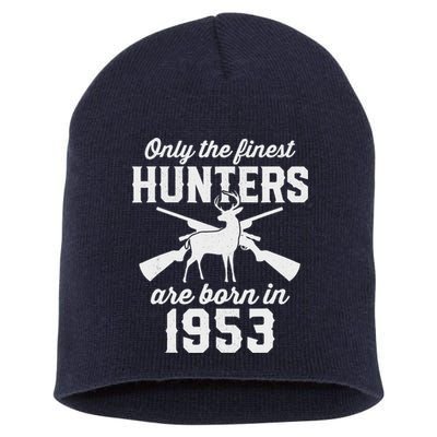 70 Year Old Deer Hunter: Hunting 1953 70th Birthday Short Acrylic Beanie