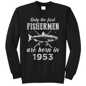 70 Years Old Seventy Grandpa Fish 70th Birthday Fishing Sweatshirt