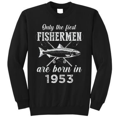 70 Years Old Seventy Grandpa Fish 70th Birthday Fishing Sweatshirt