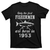 70 Years Old Seventy Grandpa Fish 70th Birthday Fishing T-Shirt