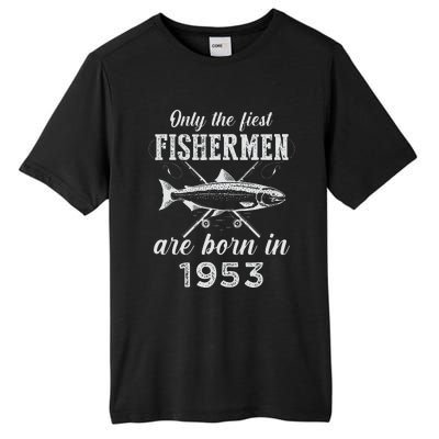 70 Years Old Seventy Grandpa Fish 70th Birthday Fishing Tall Fusion ChromaSoft Performance T-Shirt