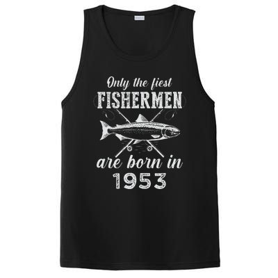 70 Years Old Seventy Grandpa Fish 70th Birthday Fishing PosiCharge Competitor Tank