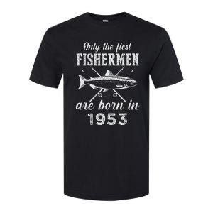 70 Years Old Seventy Grandpa Fish 70th Birthday Fishing Softstyle CVC T-Shirt